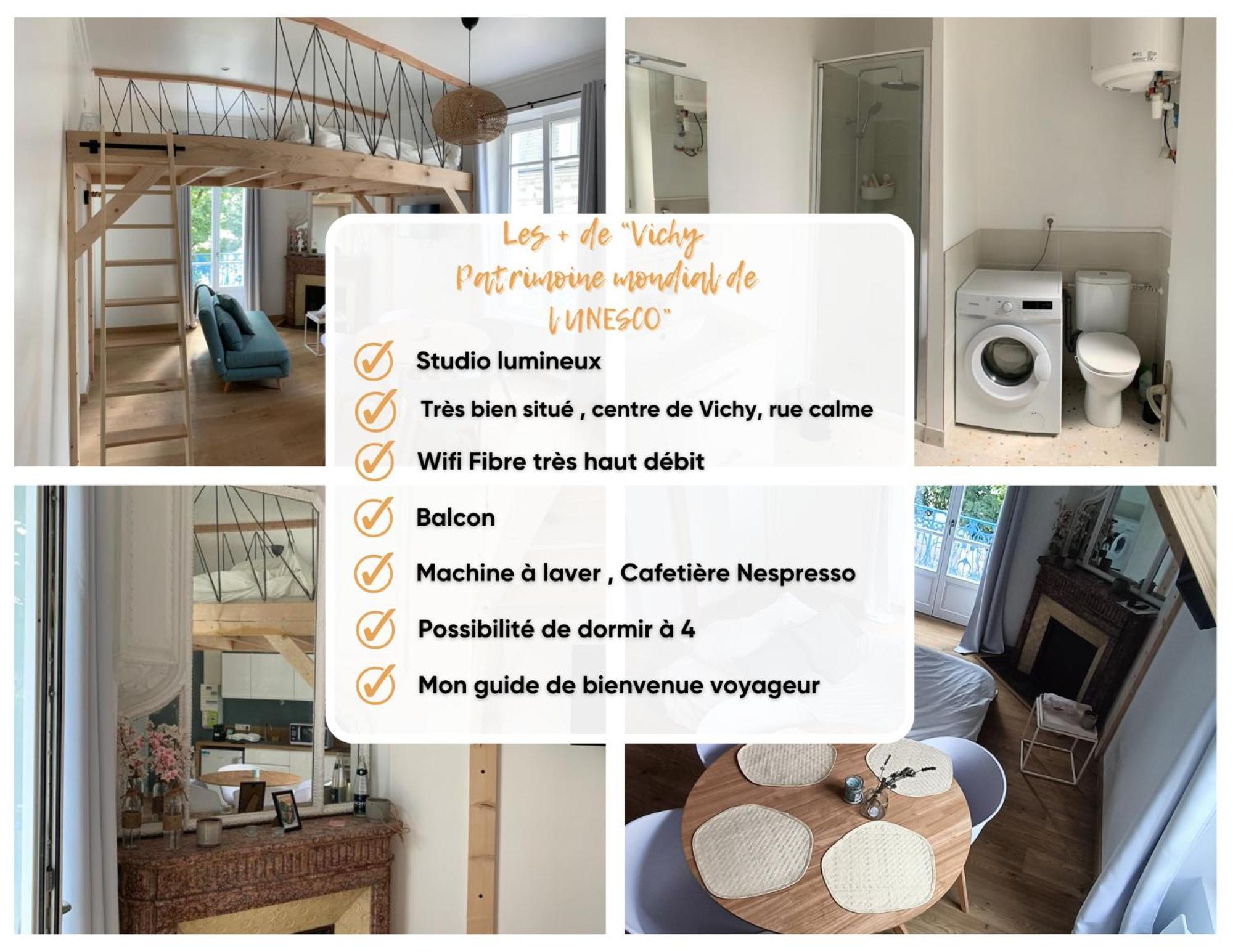 Studio Vichy Patrimoine Mondial Villa Marie Celine Luaran gambar
